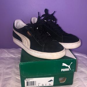 Puma classic suede shoes